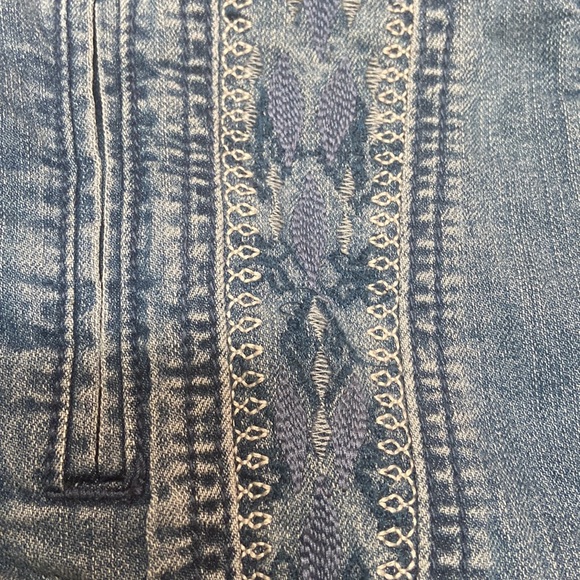 NWT Christopher & Banks Size S Denim Vest - Picture 4 of 9